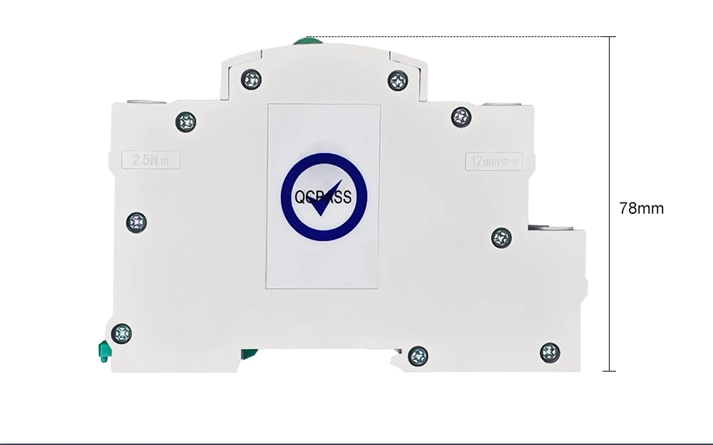 Din Rail ATS L N 220V Small Dual Power Automatic Transfer Electrical Selector Sw