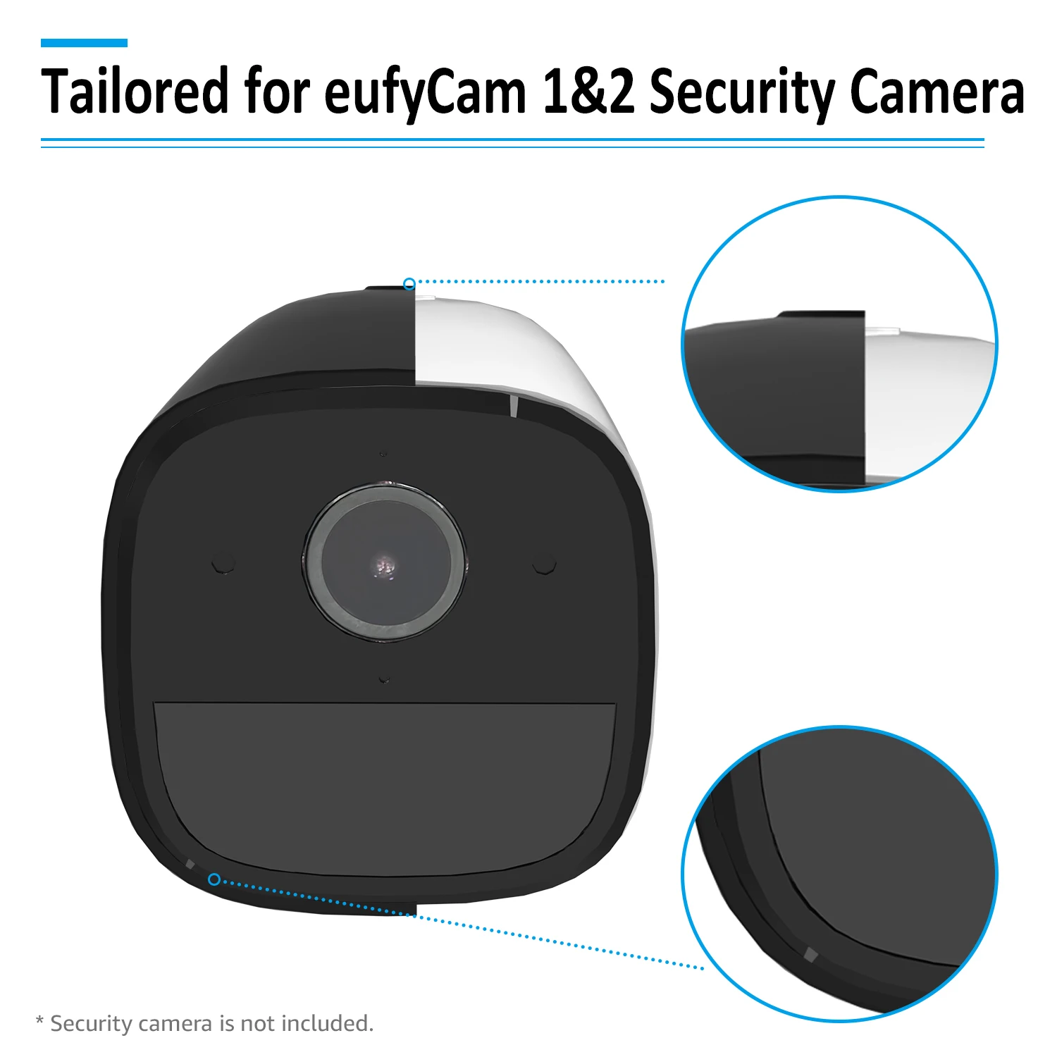 Silicone Protective Covers for eufyCam 2 Anti-Scratch Camera Protective Cover Security Camera Protection Accessories for Eufy-2 security camera cover