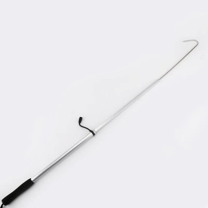 60/90/120cm Retractable Fish Gaff Professional Telescopic Sea Fishing Spear  Hook Gripper Aluminum Alloy Fishing gaff spear