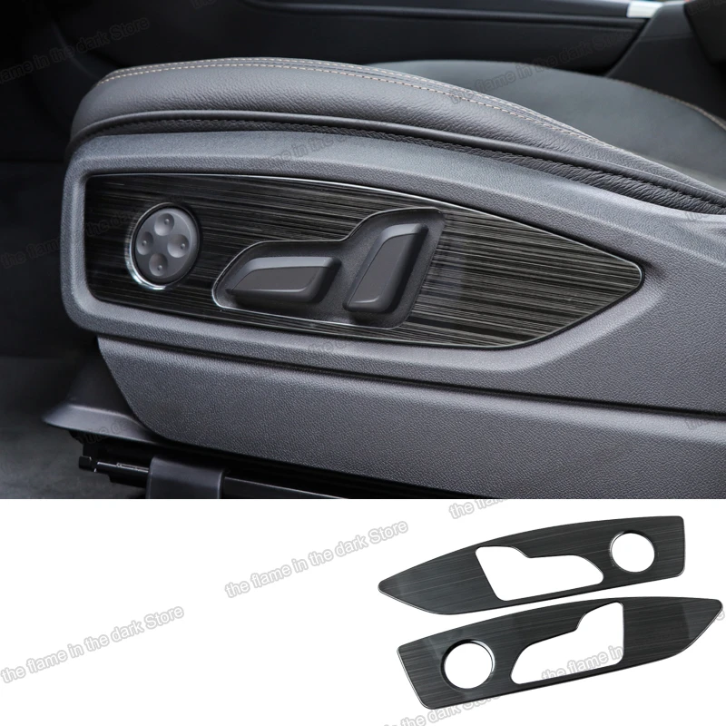 2023 Audi Q5 Accessories Stainless Steel Car Seat Adjust Panel Trims Cover For Audi Q5 2018 2019 2020 2021 Accessories Auto Sticker 2022 2023 Sportback Interior Mouldings Aliexpress
