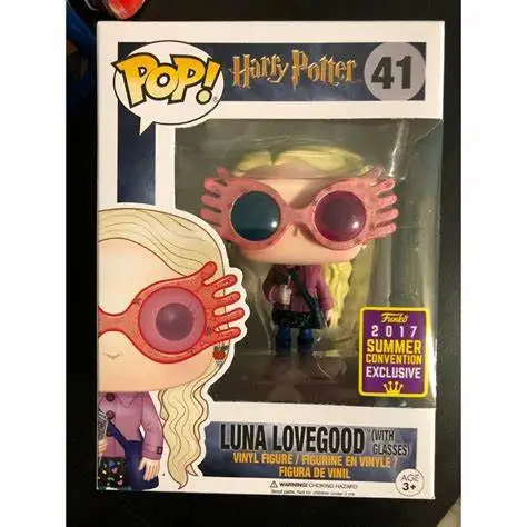 Funko POP Luna Lovegood with Glasses 41# 14# Pvc Action Toy