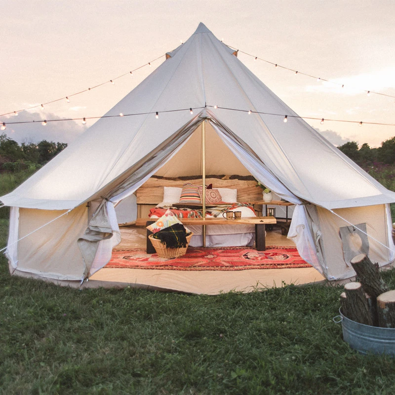 Fonkeling verlegen mei Outdoor Glamping Waterdichte 5M Bell Yurt Tent Of Tent Accessoires Voor  Wedding Party Tent Of Camping.|bell tent|glamping tenttent outdoor -  AliExpress