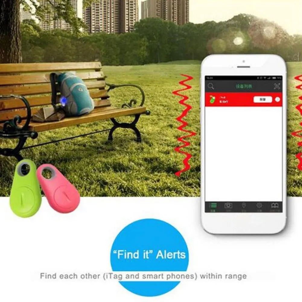 Compact Bluetooth Tracker for Cars, Pets, and Keys - Anti-Lost Device