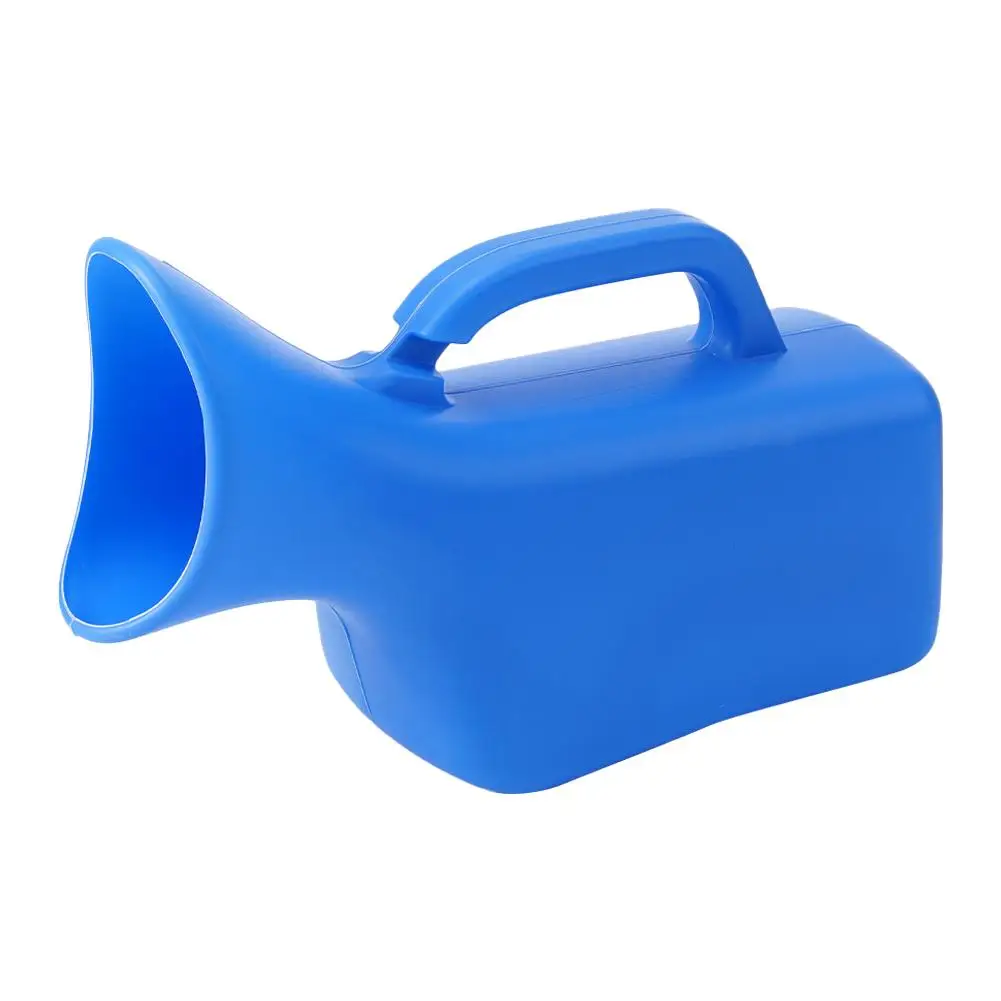 Male Urinal Urinals for Men 1000/1200/2000ml Thick Plastic Mens Bedpan Bottle with Lid-Spill Proof Urinary Bottle Male Urinal Pee