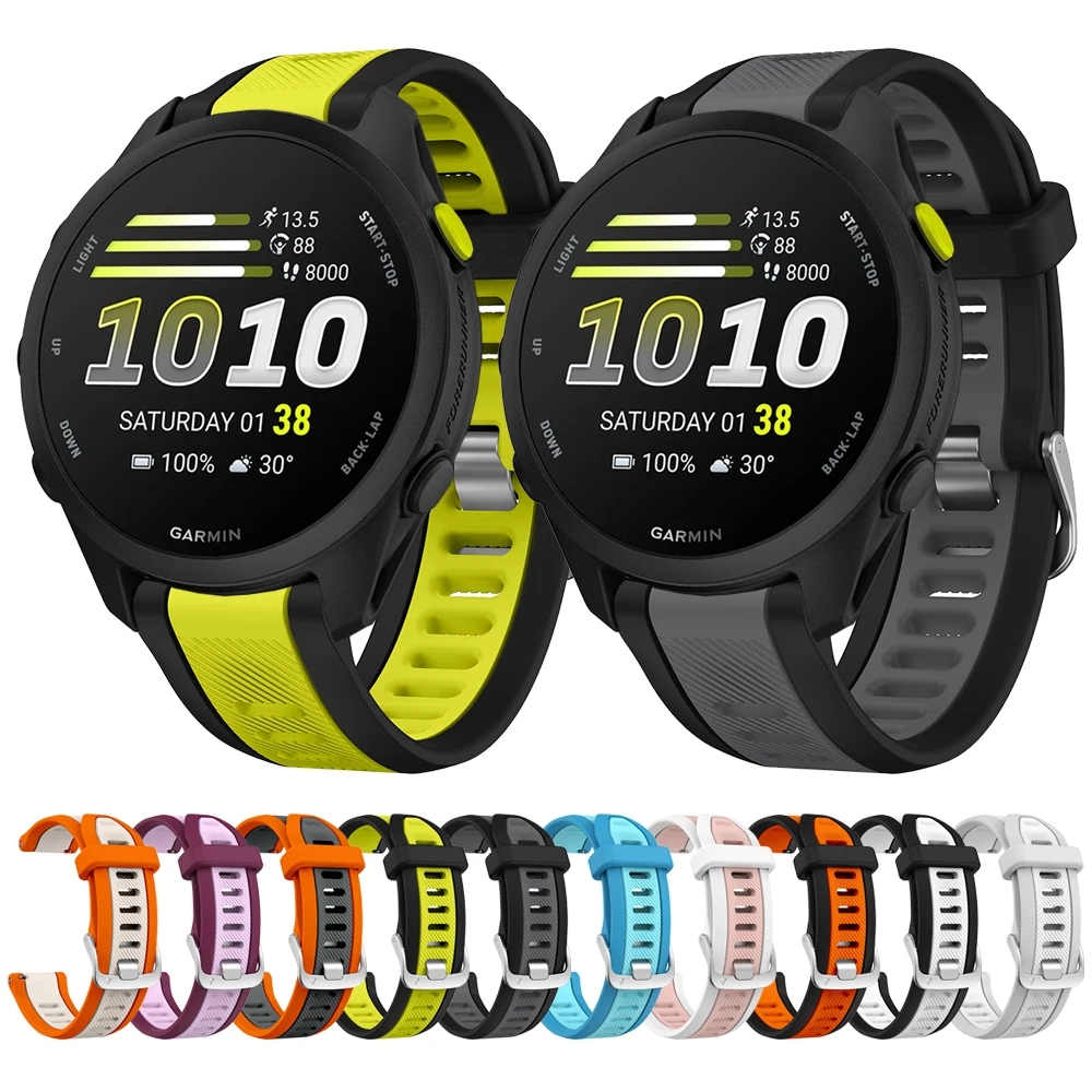 Quick Release Sport Silicone Band - 20mm Strap Bracelet