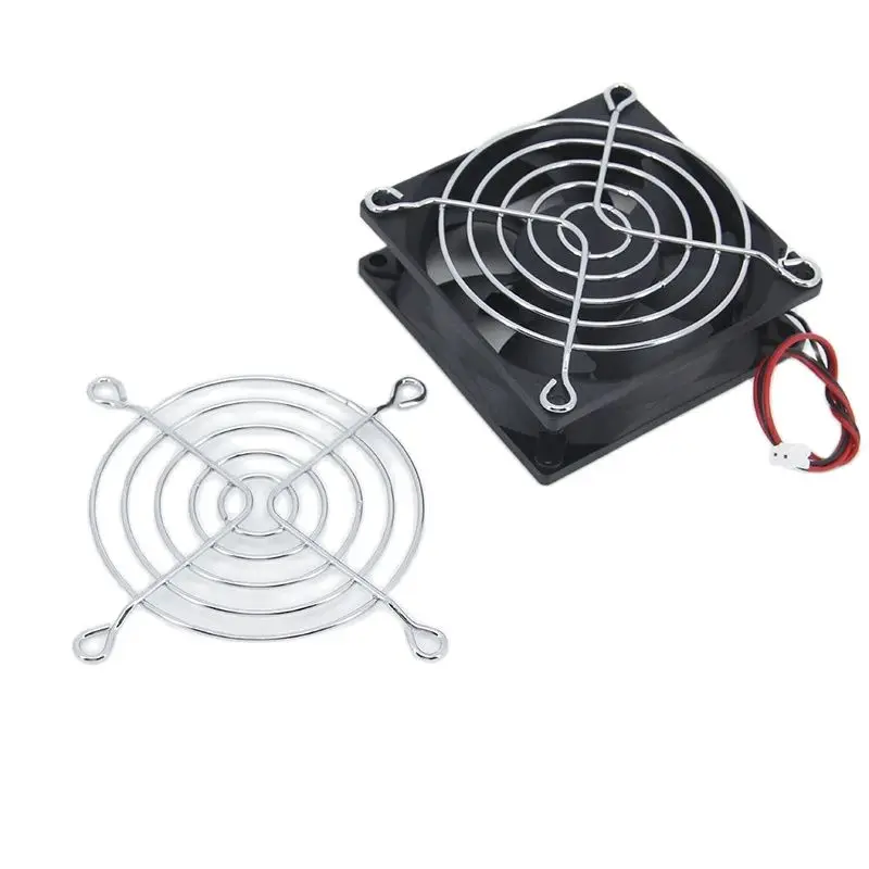 DC 12V Fan 2pin Cooling 3010 5010 7025 8025 1 Brushless Guard Metal Grill Cover 40mm 60mm 80mm 120mm for 3d print DIY cooling fan 3d printer fan