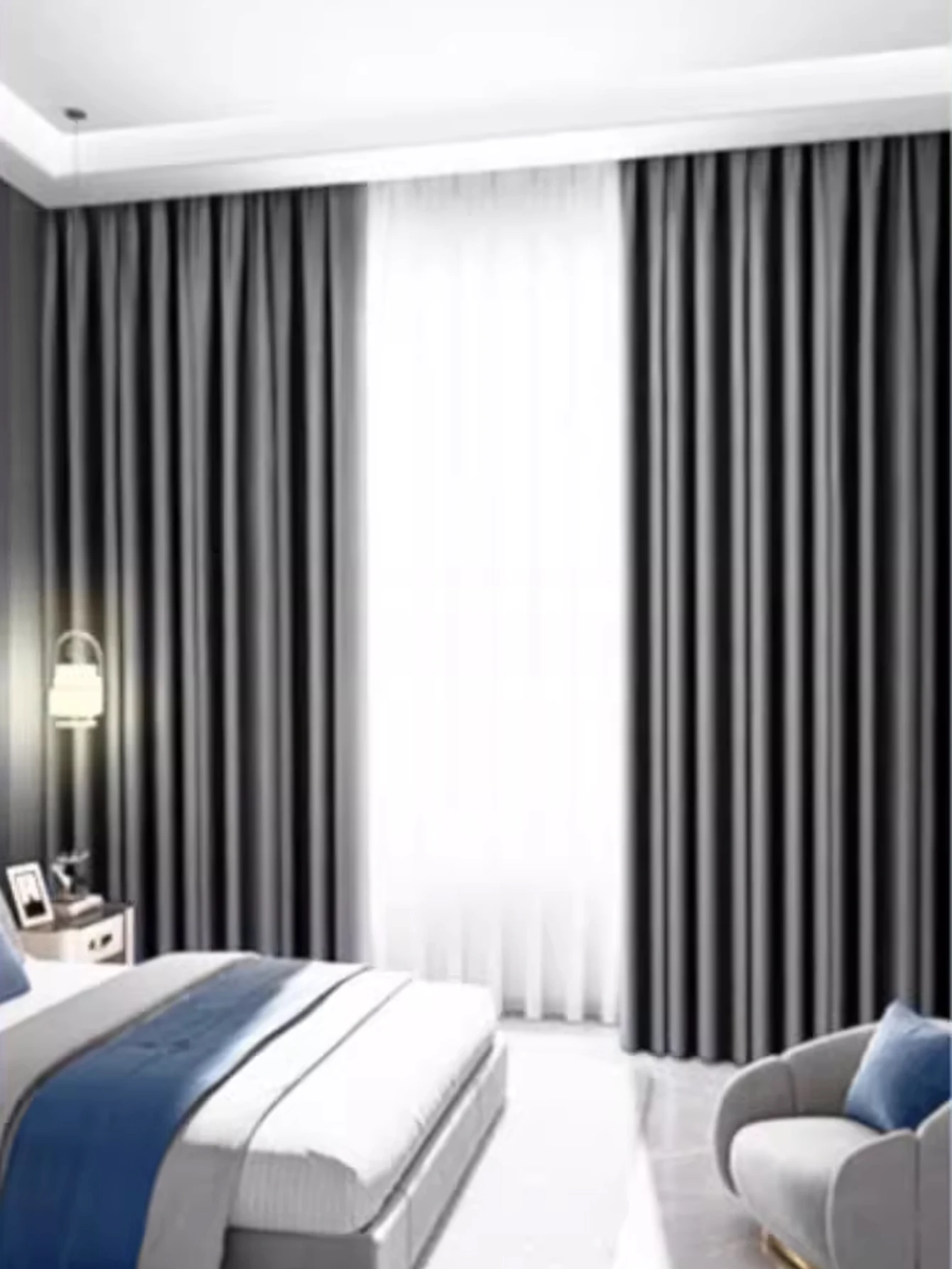 Blackout Curtains - Full Blackout, Heat Insulation & Noise Reducing Drapes for Bedroom