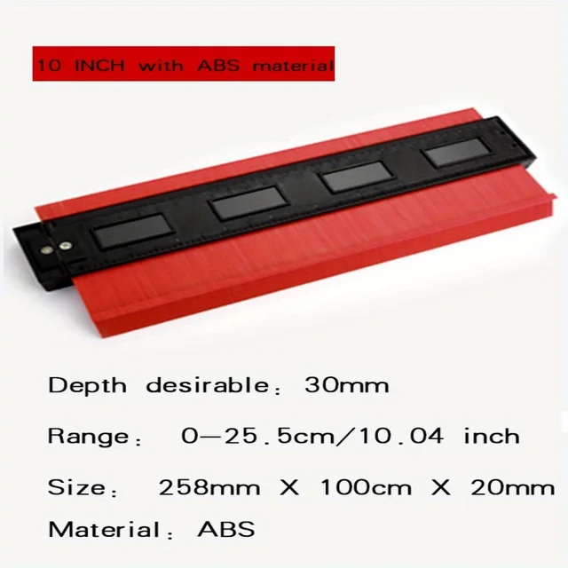 Contour Gauge Duplicator Ceramic Tile Carpet Cutting Template Profile Measuring Angle Ruler Contour Duplicator Woodworking Tools 2