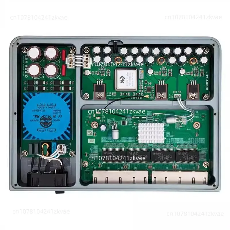 

SW-8 Ethernet-переключатель, Полный Линейный источник питания постоянного тока SC Cut OCXO, обновление кварцевого генератора с постоянной температурой