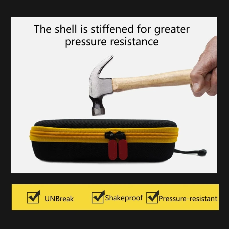 For Retroid Pocket 3 Plus Hard Shell Storage Bag Portable Game Console Carrying Case Pouch Game Card Earphone Organizer Handbag