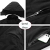 2024 Men Spring Outdoor Leisure Solid Detachable Hooded Jacket Men Autumn Waterproof High-Quality Design Jacket Male Coat 8XL 6