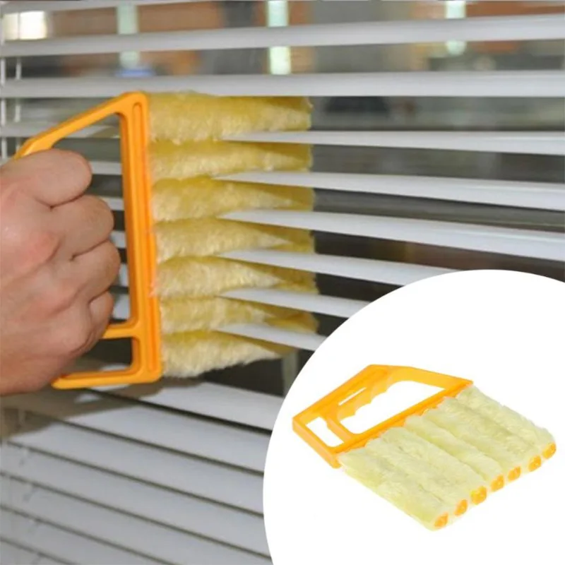 Useful Blinds Cleaner Cloth Brush Microfiber Window Cleaning Brush Air Conditioner Duster Washable Venetian Cleaning Cloth