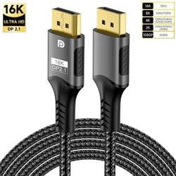 Ultra - High Definition DisplayPort Cable with HDR Video and Audio Transfer - 3M (16K DP2.1 - 1035)