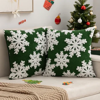 Snowflake Velvet Pillow Covers 1