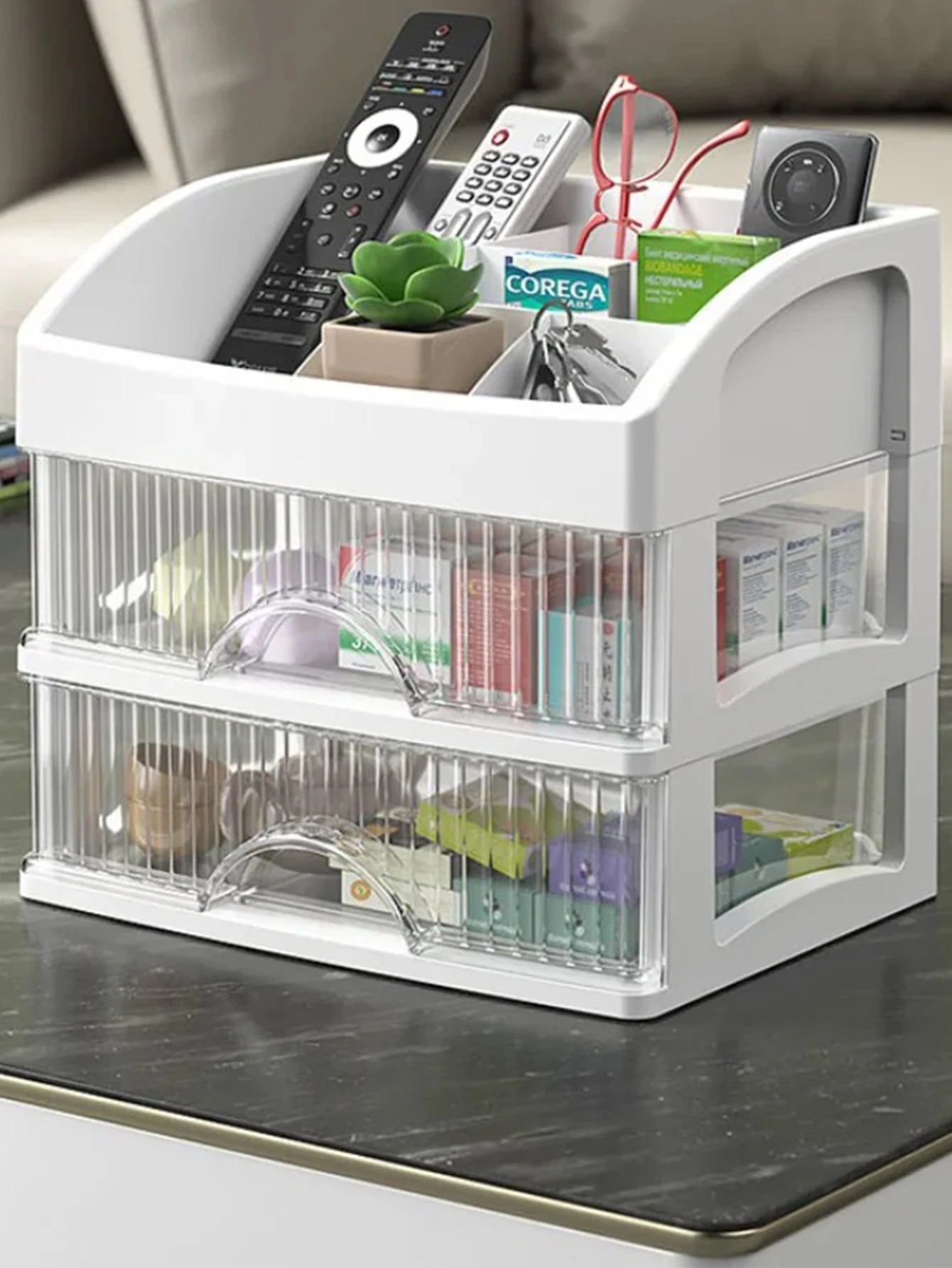 Make Up Large Capacity Organiser Drawer Jewelry Makeup Storage Nail Polish Lipstick Skincare Perfume Organizer Makeup Products 3