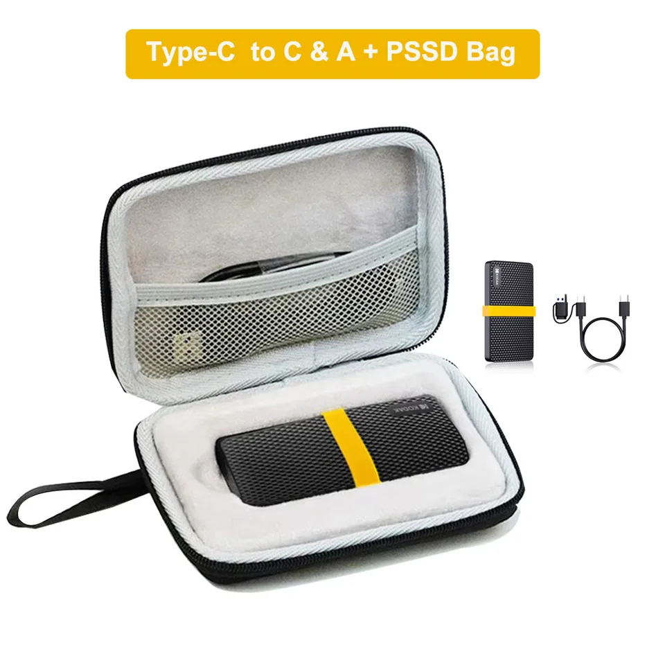 新品KODAK Portable SSD X200 2TB 2024 New KODAK X200 External SSD Hard Drive HD Externo USB3