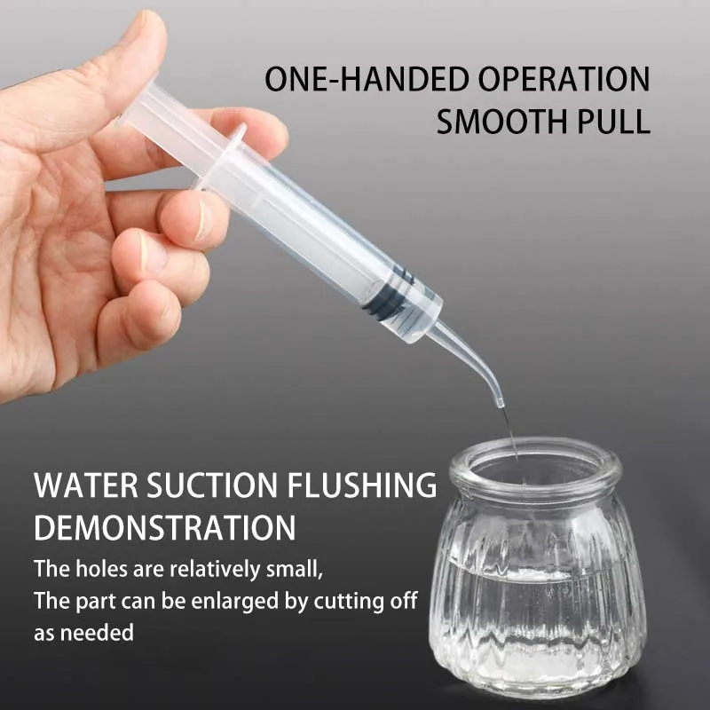 12ML Ear Cleaner Washer Syringer Elbow Rubber Tube Earwax Cleaning Removal Tool Ear Cleaner Wax Removal Health Care ear wax cleaner ear cleaner set ear cleaner ear wax removal kit
