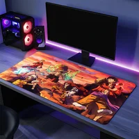 Bilibili O-ONE L-Luffy P-PIECE Gear 5 For Keyboard Office Large Mouse Mat Pad Computer Game Big Anti-slip Rubber PC Mice 1