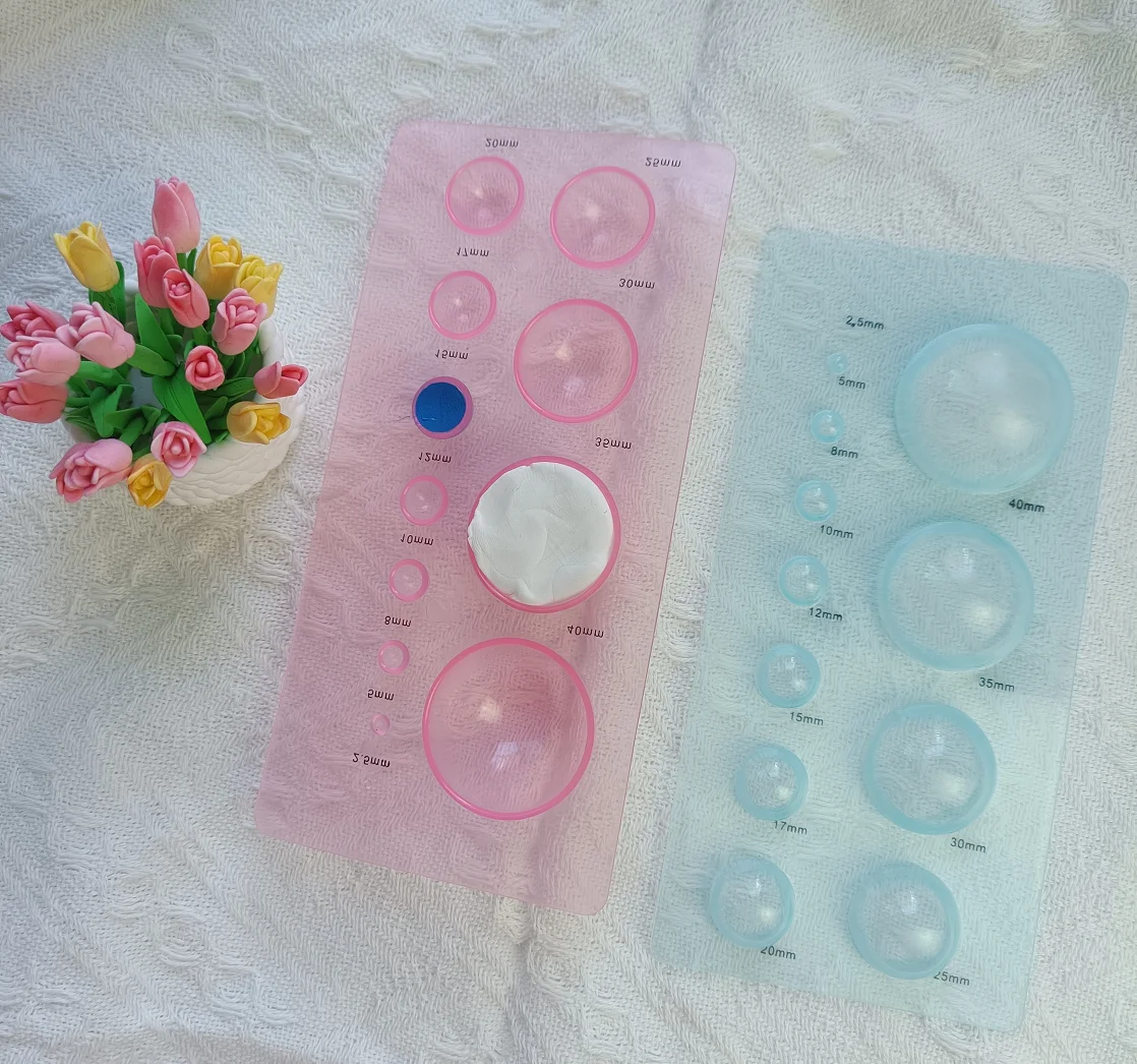 Polymer Clay Tools Clay Sculpting Tools Clay Craft Tool Ultra light clay Flowers colour modulation Measure taking device Semicircle DIY Quilling Paper Deluxe Quilled Create Tool