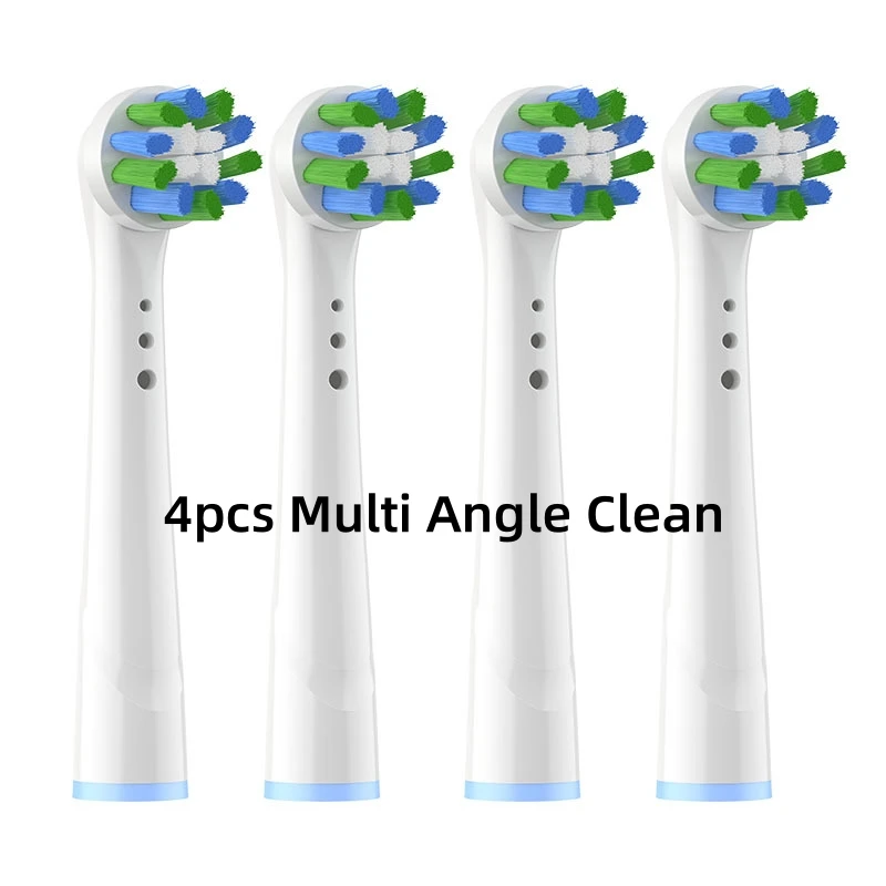 Premium Replacement Brush Heads for Electric Toothbrushes - Advanced Cleaning Action, Pack of 4/8