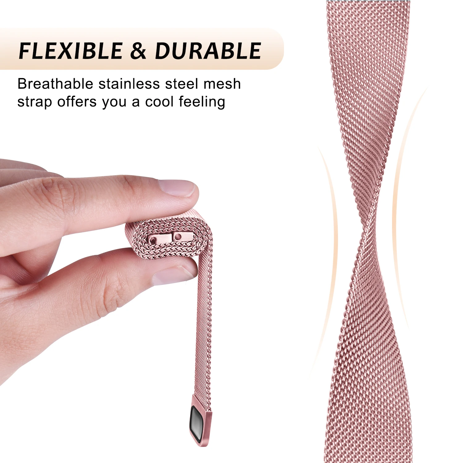 Versatile Smartwatch Strap, 20mm/22mm, Multiple Styles Available