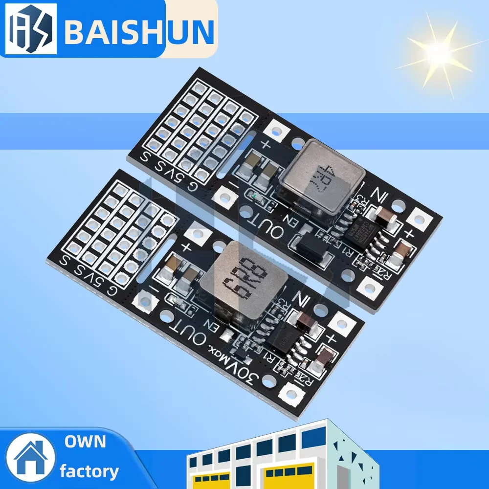 Sy8205 Arduino DC-DC MP2482 SY8205 5A DC Step-Down Module 7V-24V to 5V Steering Gear ...