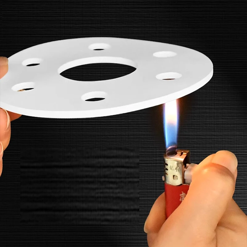 PTFE-Kunststoffplatten, Größe 200 x 200 mm, formbare PTFE-Platte für Dichtungen und Heimwerkerarbeiten, 1 mm, 2 mm, 3 mm, 4 mm, 5 mm – Detail 1
