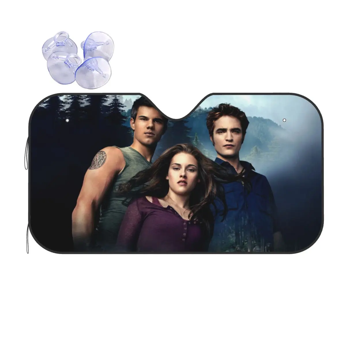 Vampire The Twilight Saga Universal Windshield Sunshade Edward Bella Jacob Black Car Window Windscreen Cover Heat Reflector