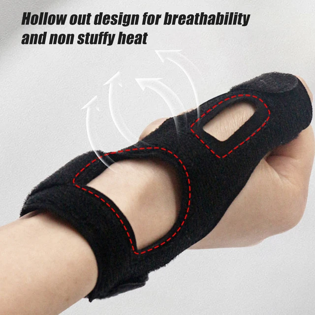 1 Pcs New Thumb Support Brace - Waterproof Finger Stabilizer Splint for Men and Women 5