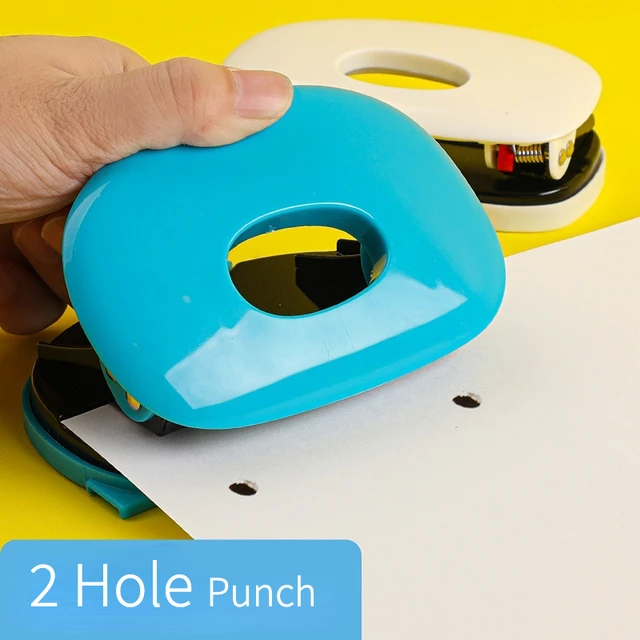 Mini 2 Hole Punch for A4 Ring Binder File Folder Notebooks Pages