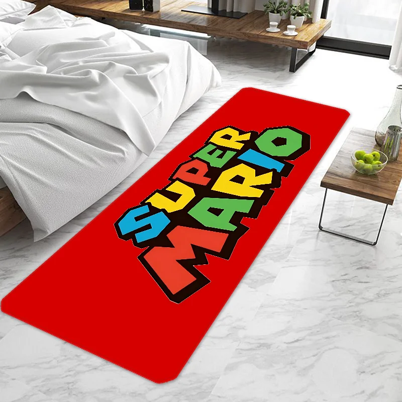 thumbnail image 1 of Felpudo de entrada Super Mario Bros, antideslizante, lavable, para cocina, salón, pasillo, baño, 1 of 5