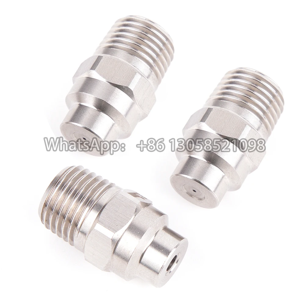 Solid Stream Nozzle with Needle Jet, High Pressure Straight Solid Stream , Solid Cone Spray, 1/4 Thread 2