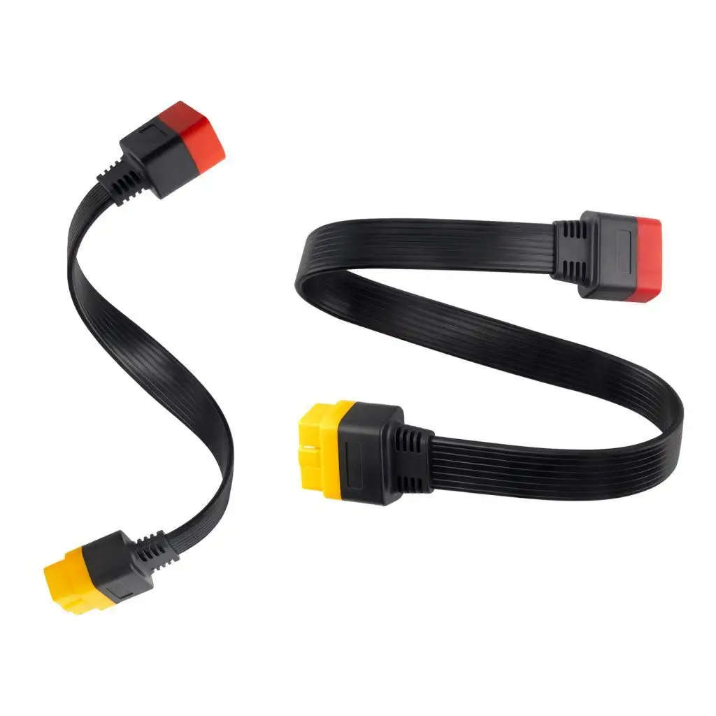 

Extension Cable Universal Spare Parts Easy to Use Flat Ribbon Cable for OBDII Vehicle Tuner Diagnostic Tool