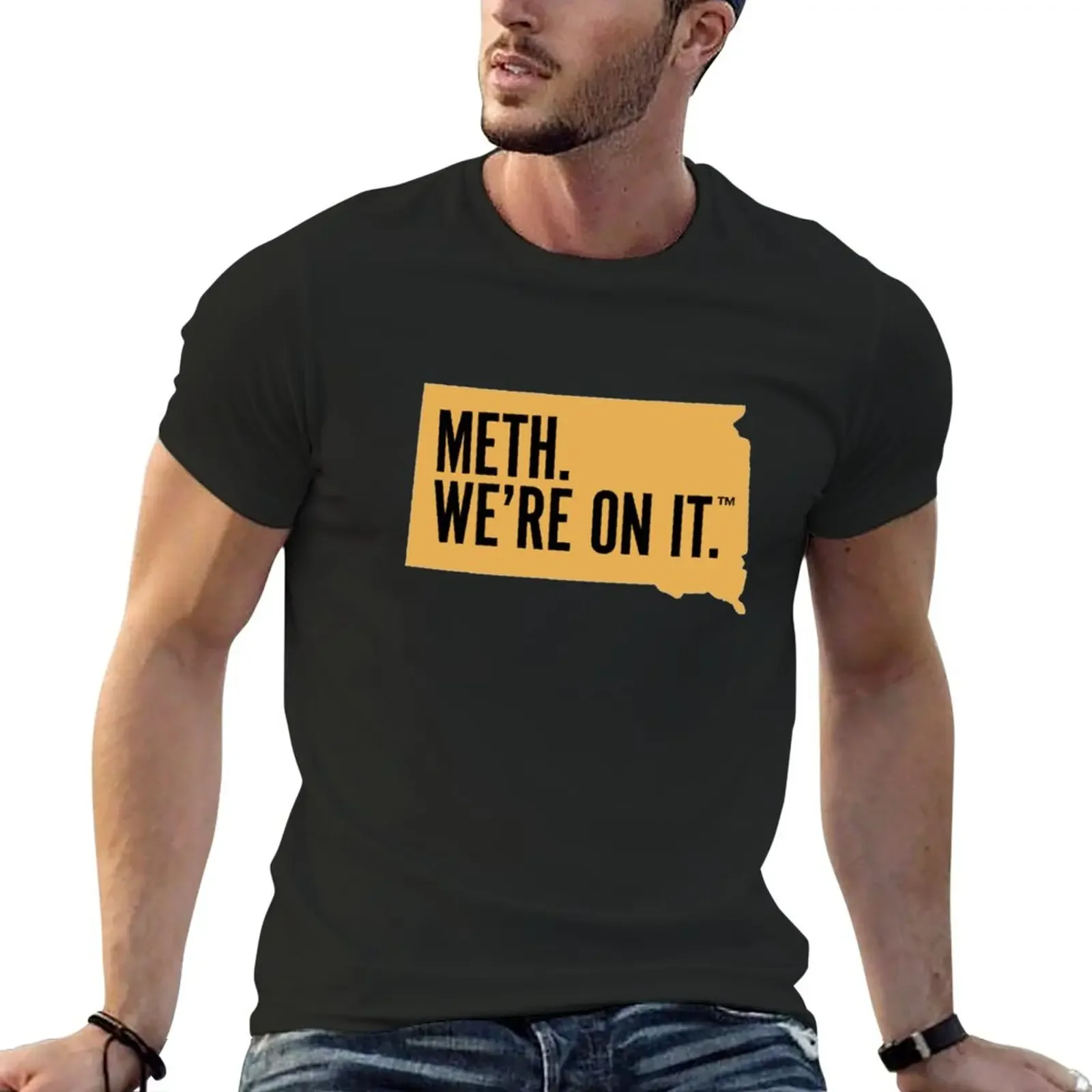 

Meth. We're on it - South Dakota Meth We're On It Gift T-Shirt Blouse customizeds quick-drying animal prinfor boys mens t shirt