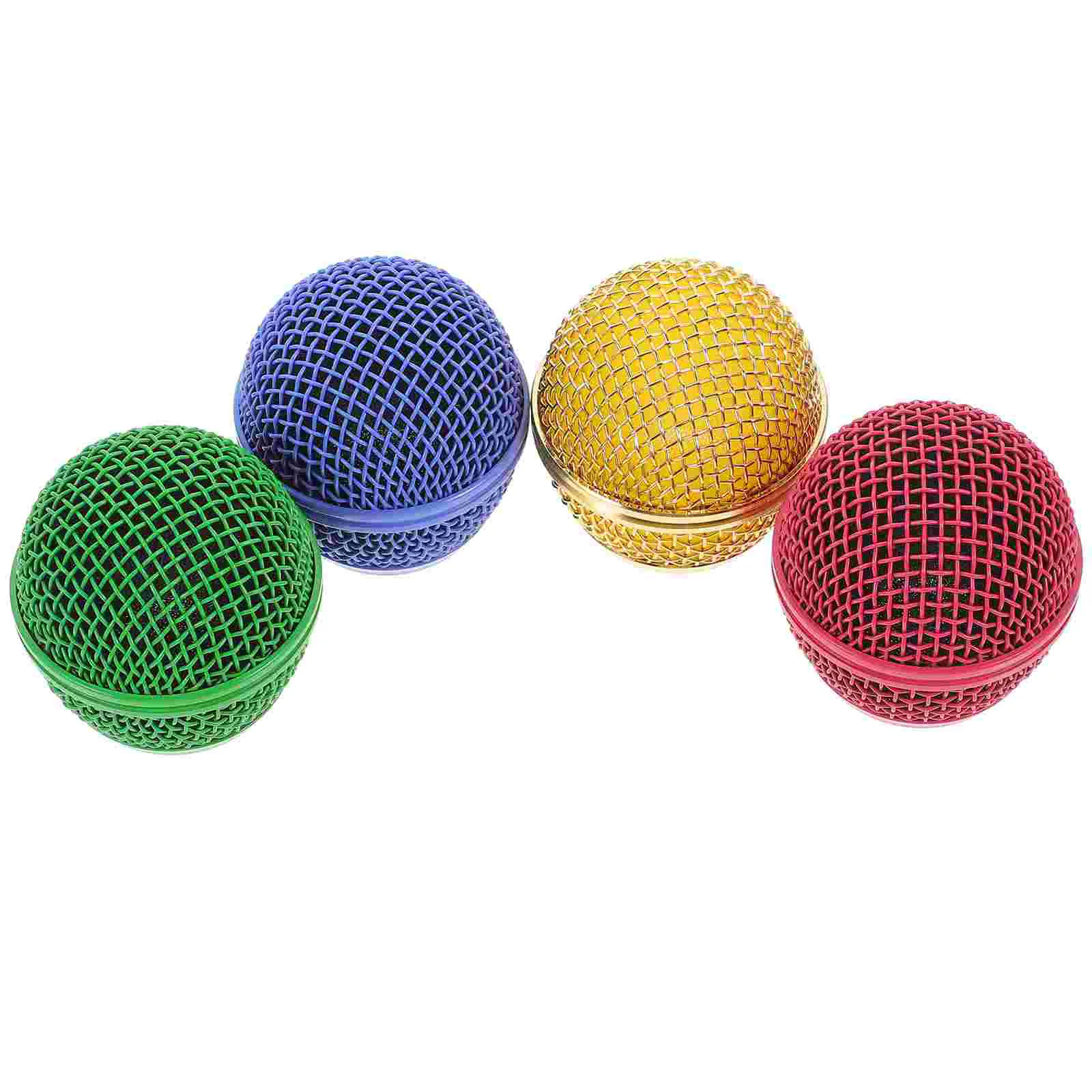

Microphone Grill Heads Mic Head Mesh Grill Replacement Mic Mesh Cover Microphone Replacement Head Mesh Handheld