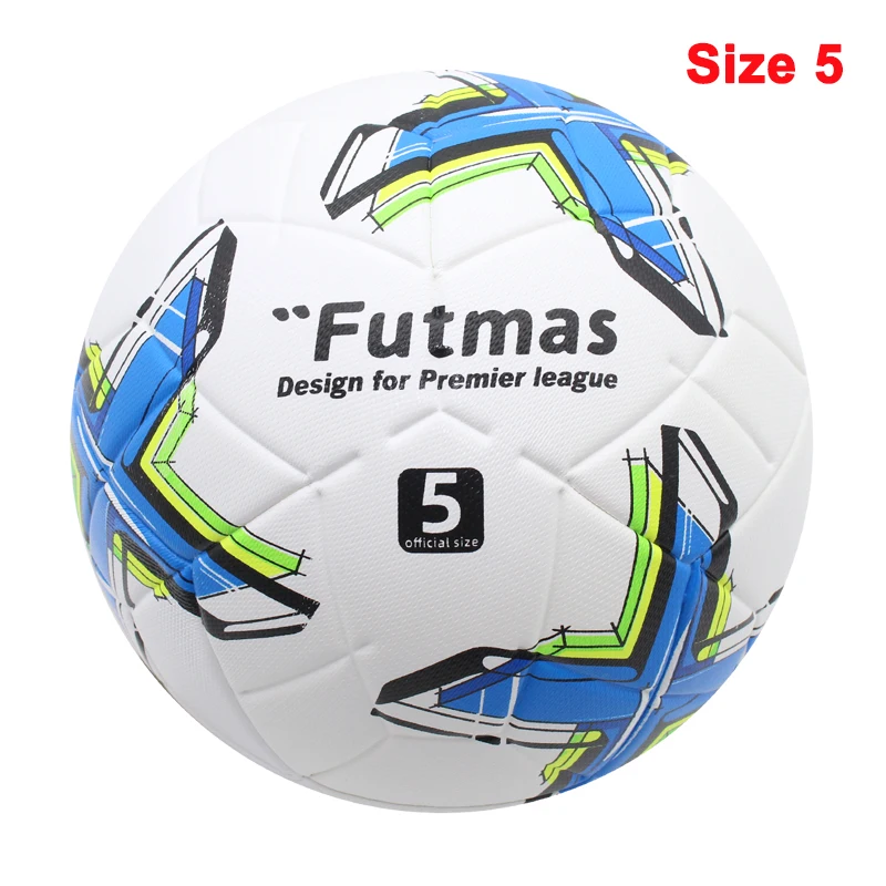 thumbnail image 1 of Balón de fútbol 2024, tamaño oficial 5, tamaño 4, Premier, de alta calidad, sin costuras, para partidos de equipo, liga de entrenamiento de fútbol, fútbol topu, 1 of 5