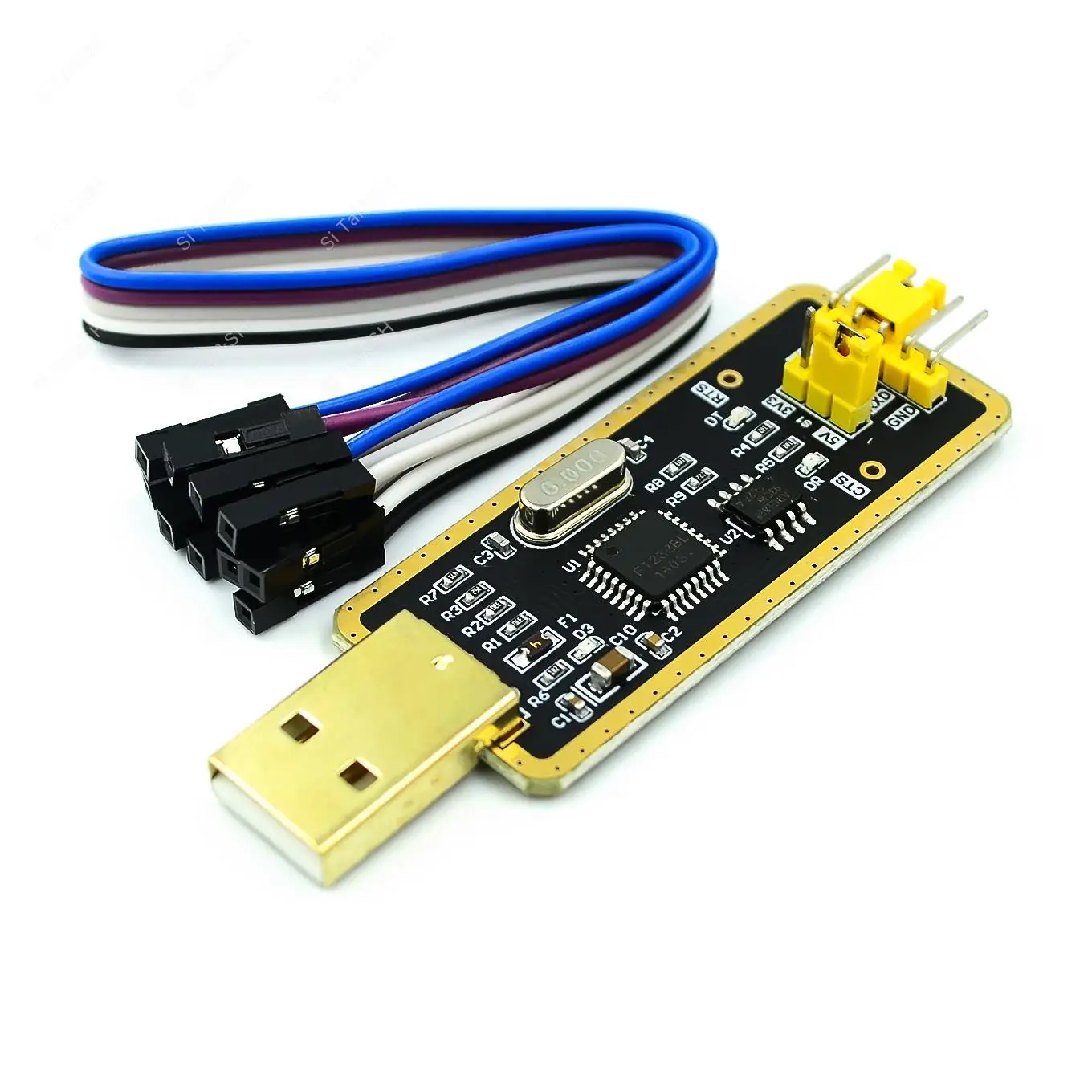 Кабель-адаптер FT232 FT232BL FT232RL USB 2,0 для скачивания уровня TTL для модуля адаптера последовательной платы 5 в 3,3 В отладчик до 232 с поддержкой win10