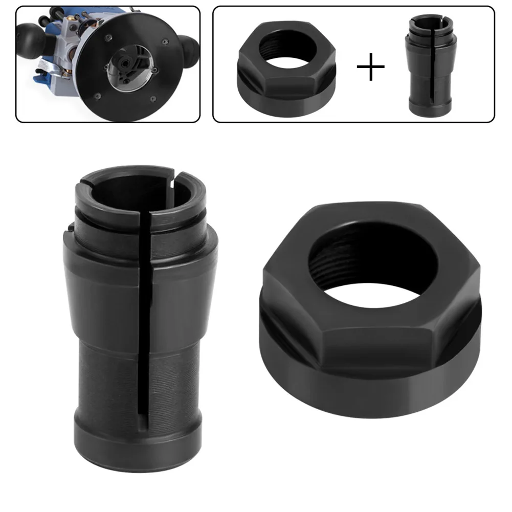 Milling Tool Collet Chuc Rotary Tool Carbon Steel Collet Electric Router Milling Cutter Workshop