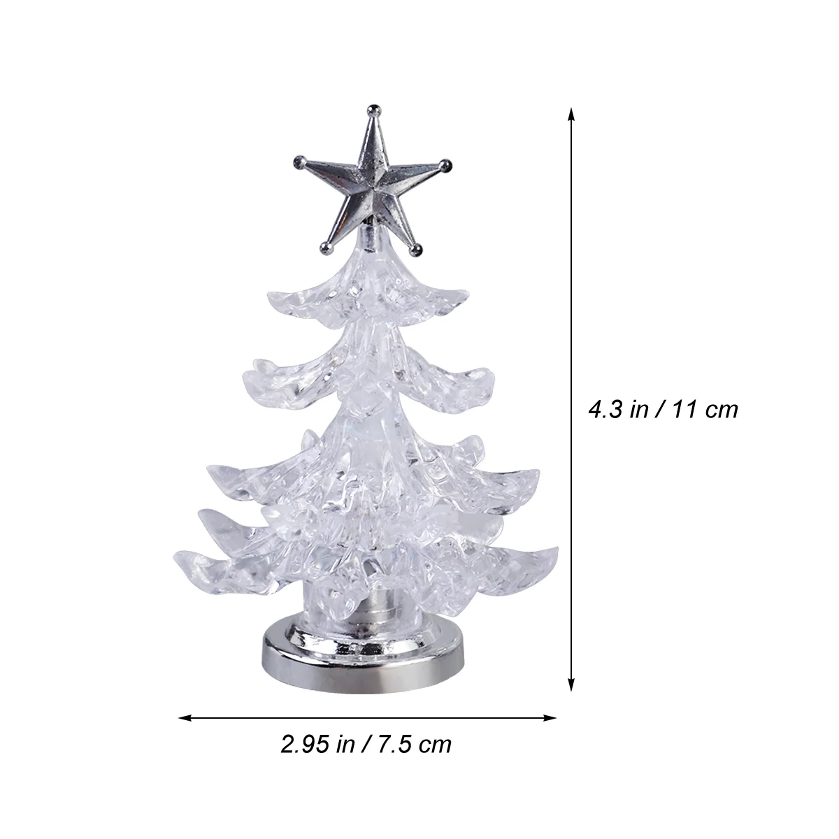 Glowing Christmas Tree LED Light USB Night Light Flashing Light Table Lamp Decorative Bedside Lamp for Home Christmas Gifts