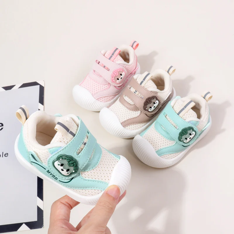 Spring & Autumn Cute Children Boy Girl Casual Shoes Fashion Design Mesh Breathable Non-slip Prewalker Shoes First Walkers MY248 6