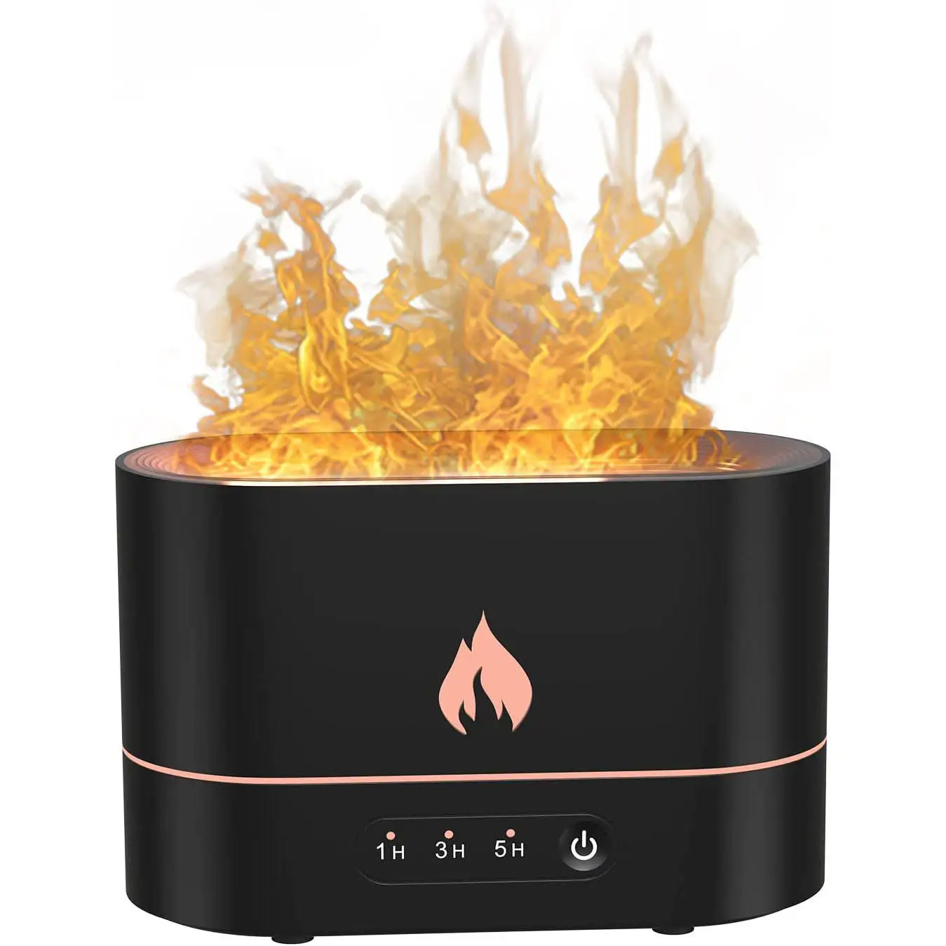 

ERBOLO 3D Simulation Fire Flame Aroma Diffuser Aromatherapy Essential Oil Diffuser Ultrasonic Air Humidifier Cool Mist Maker