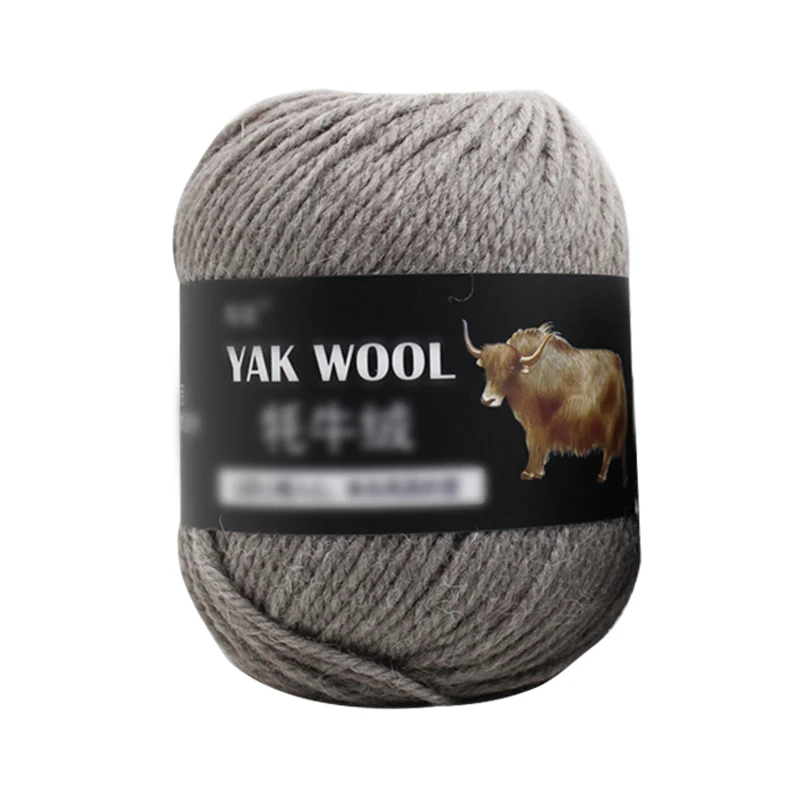 Knitting Wool Yarn Yak Wool 3-Strand for Sweater Coat Scarf Hat