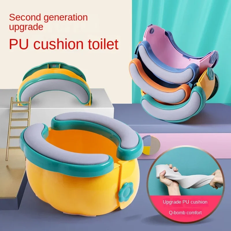 

Baby Portable Potty Folding Travel Baby Toilet Pot Squatty Urinal for Children Pot Child Toilet Potty Child Potty Training Seat