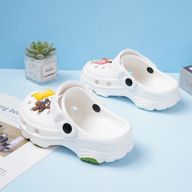 Kids Sandals New Summer Sandals 3-15 Years Children's Slippers Baby Girls Shoes Non-Slip Clogs Cartoon Cute Infant Girls Sandals Boys Shoes