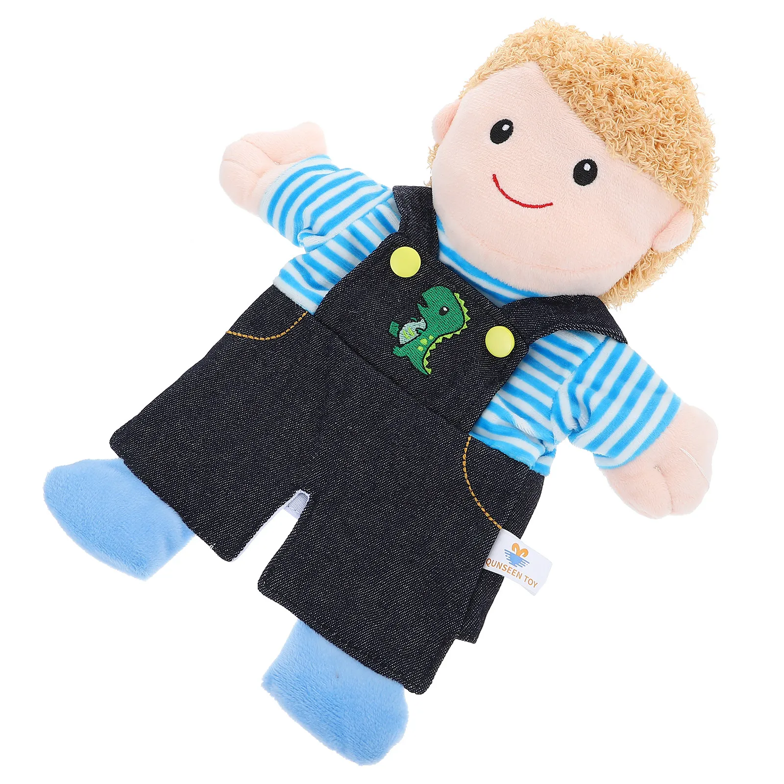 Q 버전 소년 손인형 창의적인 디자인 대화형 스토리텔링 소품 어린이를 위한 교육용 장난감 가족 커뮤니케이션