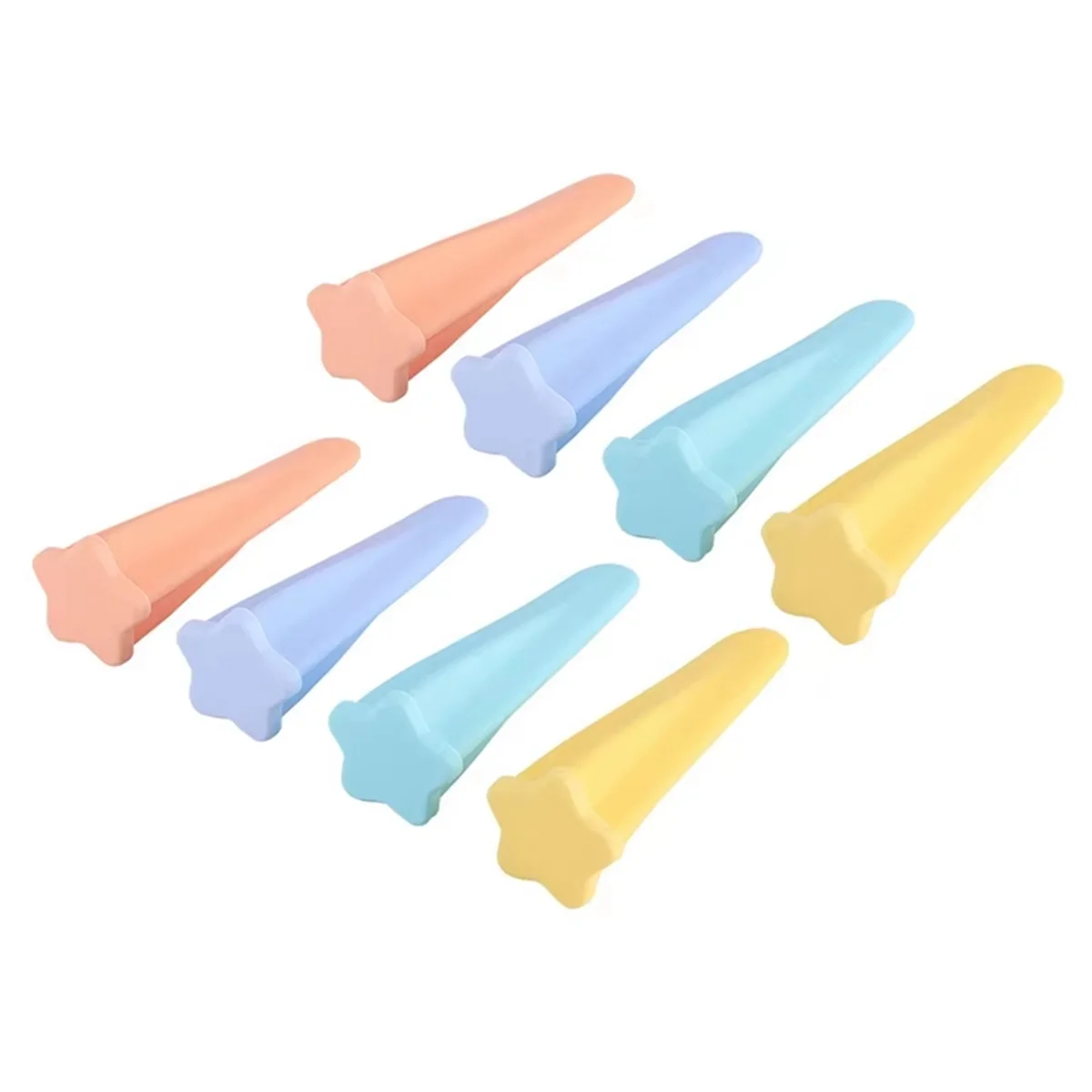 SEMOIC Popsicle Mold, Silicone Popsicle Mold, Reusable Easy to Remove Children'S Ice Cream Machine Mold