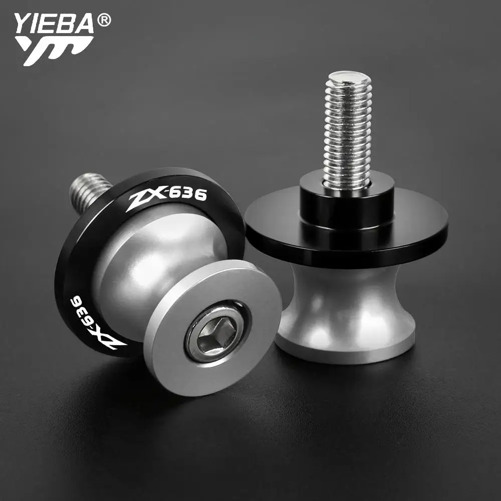 

Motorcycle CNC Aluminum For KAWASAKI ZX636 ZX-636 ZX 636 2007-2020 2019 Accessories Swingarm Spools slider 8MM 10MM stand screws