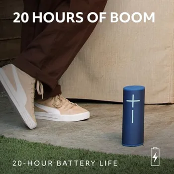 MEGABOOM 4 Portable Waterproof tooth Speaker with Immersive 360-Degree Sound and Balanced Bass, Floating Speaker with 20-Hour B 3