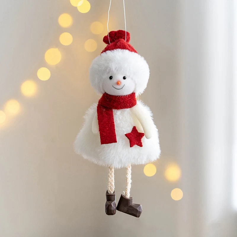 Angel Doll Christmas Ornaments Merry Christmas Decorations for Home Garland Christmas Tree Decor Navidad Xmas 2023 New Year 2024