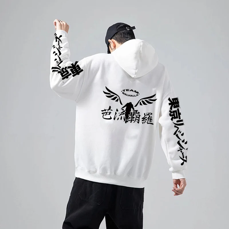 

Anime Hoodie Tokyo Revengers Hoodies Cosplay Pullover Sweatshirts Casual Graphic Printed Sweatshirt Cozy Tops Unisex Pullover